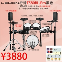 Новый!Black 580bk-Pro Double-Ceece Stepping on All Setwork Electronic Drum содержит два динамика LE1X, чтобы дать полный набор подарочных пакетов