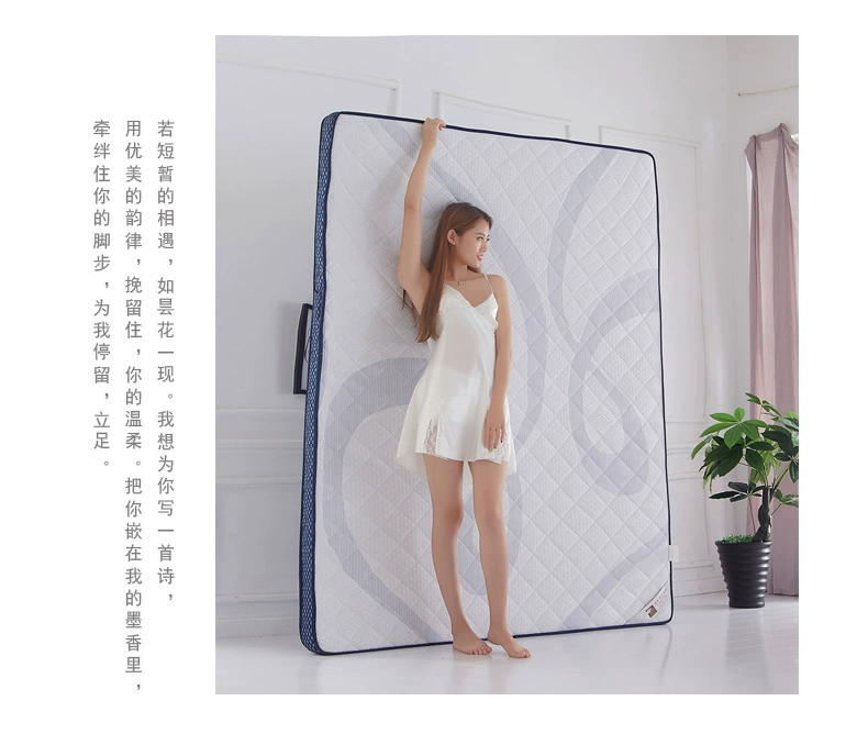 Nệm 1.8 m giường Simmons bộ nhớ cotton dày tatami 1.5 m1.2 m sinh viên 0.9 miếng bọt biển tùy chỉnh pad