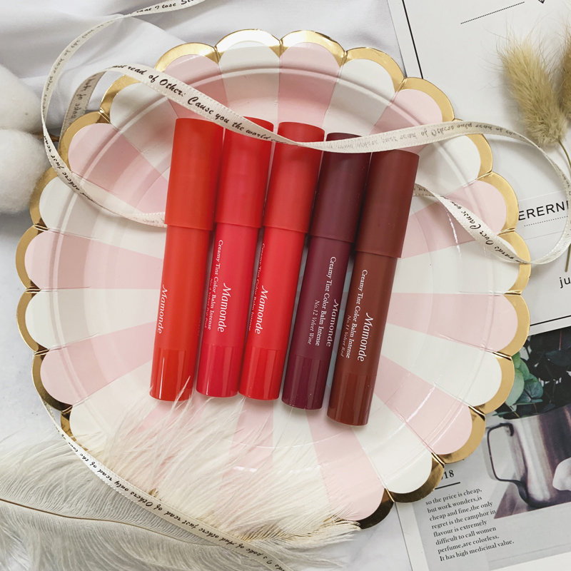 Dream trang điểm son môi Crayon hoa tim nhung son môi 11 hạt cát màu hạt tiêu nhỏ học sinh chính hãng trong nước - Son môi black rouge a15