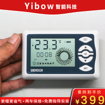 Gas wall-mounted boiler thermostat wireless water floor heating intelligent weekly programming electronic thermostat adjustable temperature panel