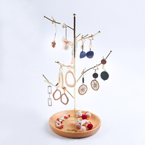 Jewelry display rack Jewelry tray storage props Small ornaments Necklace earrings put earrings hanging earrings display rack