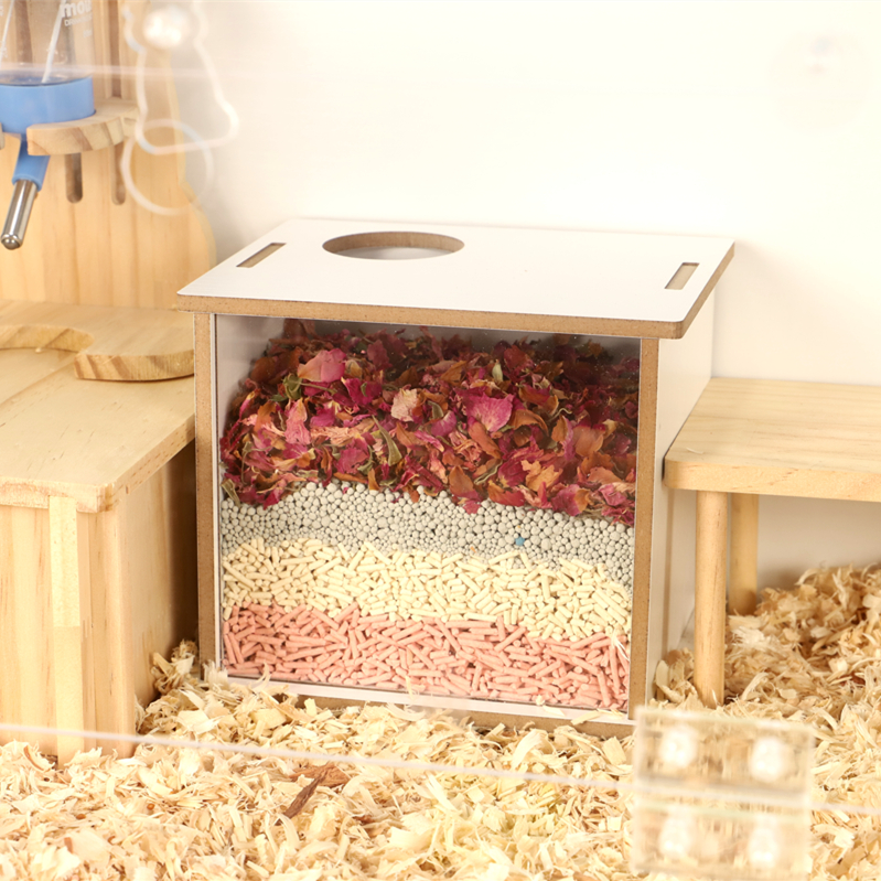 Small Hamster Acrylic Excavation Case Exploring Box Sand Basin Bathroom Gold Silk Bear Small Nest Deepening Shaved Partition Construction supplies
