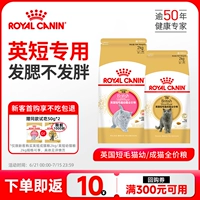 Королевская кошачья еда британская кошка BSB34 Blue Cat Coba Food BSK38 Попробуйте съесть специальную серебряную градиент -кошка Главная еда