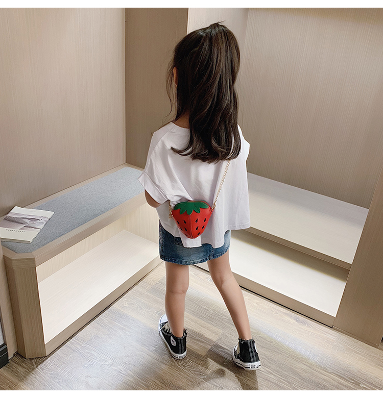 Trẻ em mới Messenger túi hoạt hình cô gái trái cây túi công chúa thời trang túi bé trai túi nhỏ thủy triều - Túi bé / Ba lô / Hành lý vali kéo cho bé