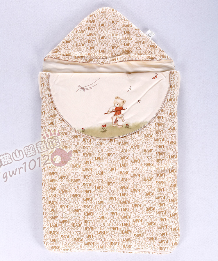 Rabbi bé cung cấp mùa thu và mùa đông lãng mạn chăn ngủ túi bé ôm chăn dày 84 * 44cm - Túi ngủ / Mat / Gối / Ded stuff gối chặn cho bé