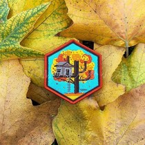 Spot PDW Tree Fort automatic Morale Patch Tree house Autumn version armband