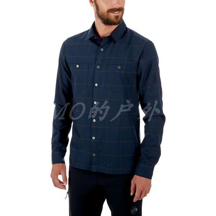 Spot Mammut Alvra Long-Seleeve Shirt Mammoth Eig Limits Wool Shirt