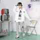 GENANX trendy brand baseball collar jacket for girls Vibe style street comic style new couple baseball uniform jacket