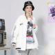 GENANX trendy brand baseball collar jacket for girls Vibe style street comic style new couple baseball uniform jacket