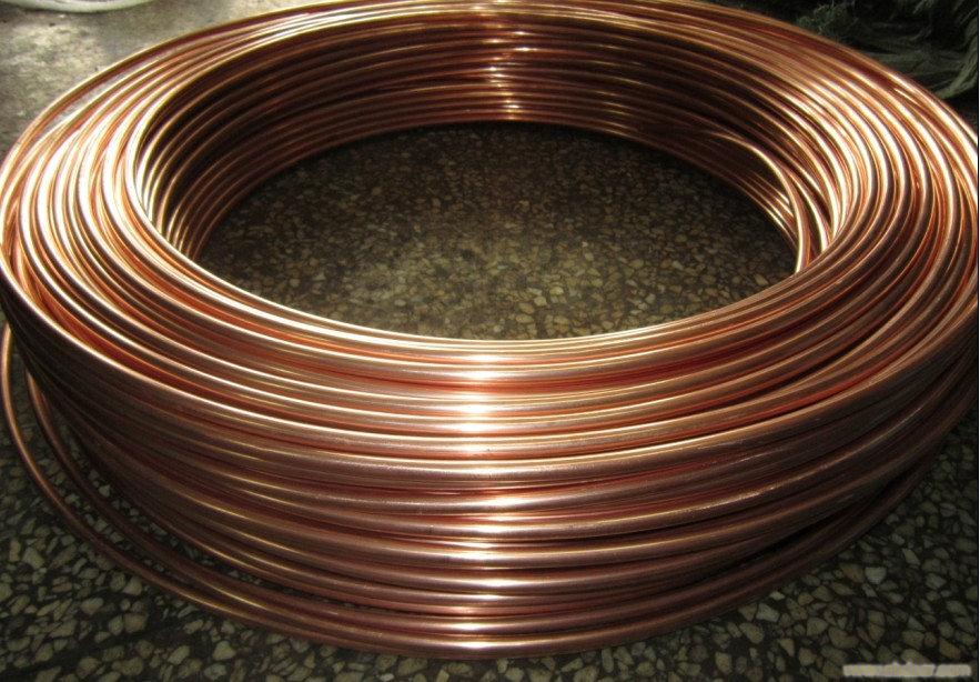 T2 Copper coil outer diameter 2 3 4 5 6 8 10 12 14 16 19mm copper straight pipe Air conditioning copper pipe