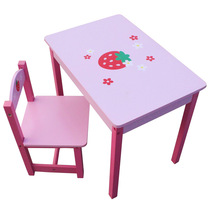 New Children Study Table Solid Wood Desk Little Girl Dresser Dresser Make-up Table Kindergarten Early Birthday Present