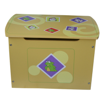 Large Number Cartoon Wooden Children Toy Box Containing stool Boxes Kindergarten Lockers Grocery Boxes Toolbox