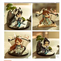 Sword network 3 peripheral sword network three men send hand-made germination rivers and lakes Q version hand-made Pa knife Cangyun Beggars help Tianze Chunyang