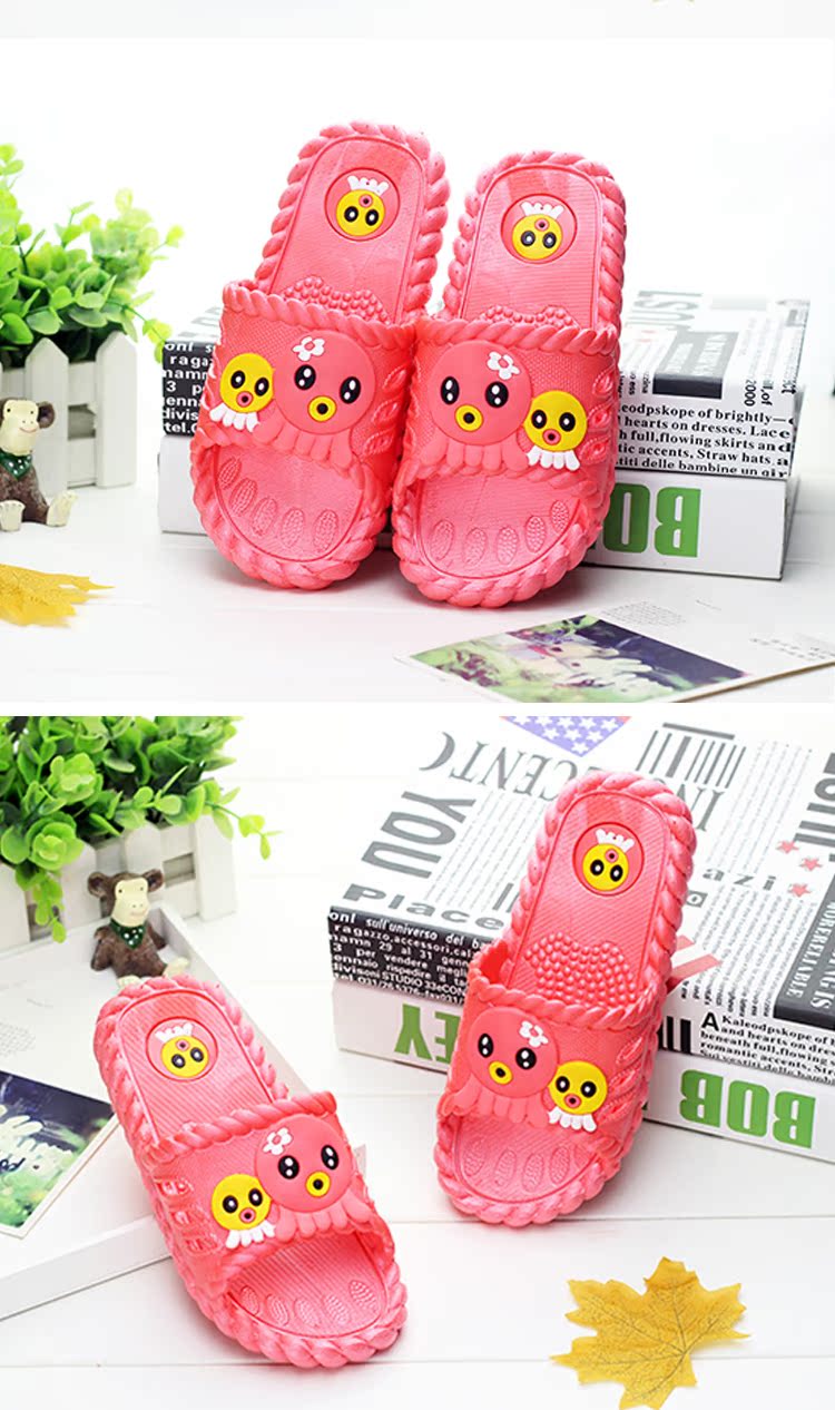 Pantoufles enfants en autre pour printemps - semelle caoutchouc antidérapant - Ref 1003729 Image 36