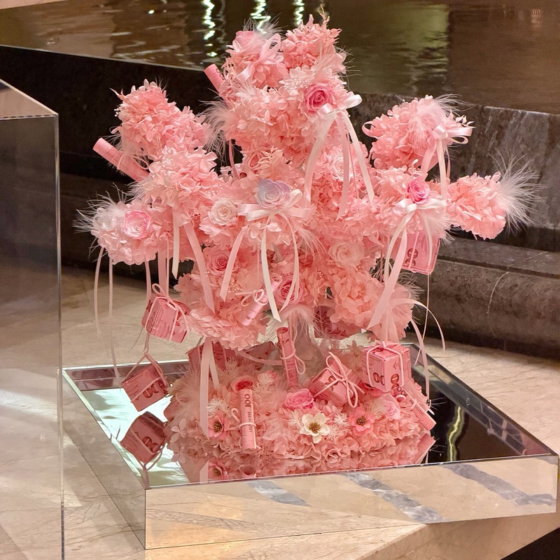 Money Tree, Eternal Flower, Fortune Tree, Wish Tree, New Store Company Opening Gift, Prosperity Tree, Good Luck Ornament, Gift for Leaders