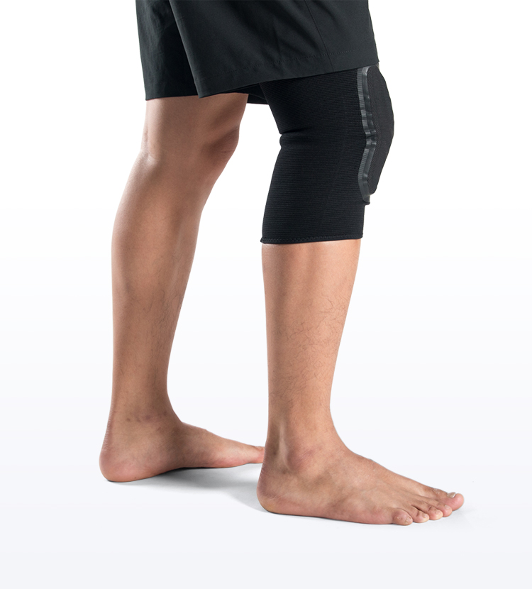 Fanatic kangmi kneepad bóng rổ thể thao tổ ong va chạm nam nữ mỏng phần thoáng khí ngắn thiết bị bảo vệ chuyên nghiệp - Dụng cụ thể thao băng bảo vệ đầu gối knee support