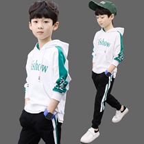 Childrens clothing boys autumn suit 2021 new children 10 middle and Big Boy 13 spring autumn boy tide clothes Korean version 15 years old