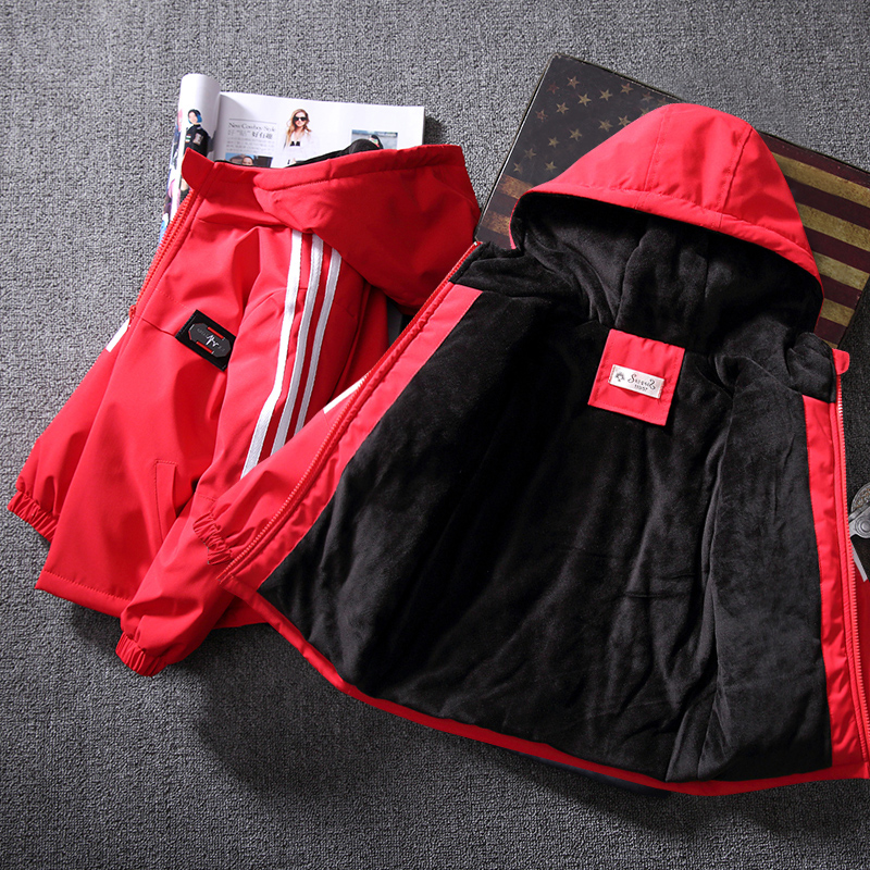 Children's clothing boys' fleece jacket 2022 new thickening children's Western style middle and big children's Korean version of autumn and winter clothes Western style tide clothes - Taobao