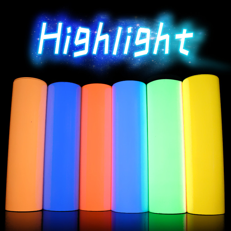 Luminous colour luminous film luminous film engraving UV printed light storage film night ultra-bright self-luminous sticker fluorescent film-Taobao