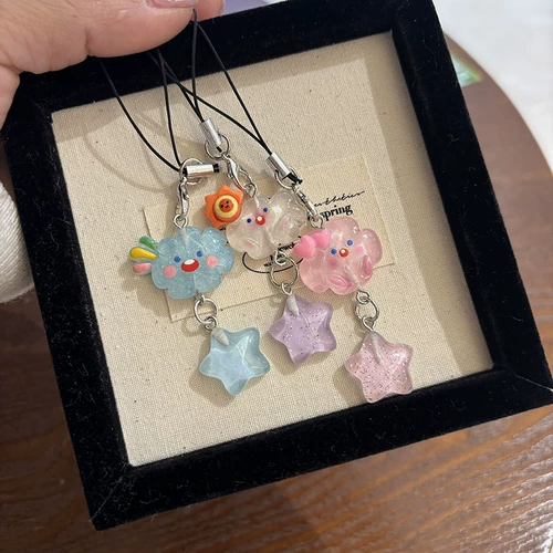 Мобильный телефон, милая цепочка, школьный рюкзак для школьников, аксессуар на рюкзак, подвеска