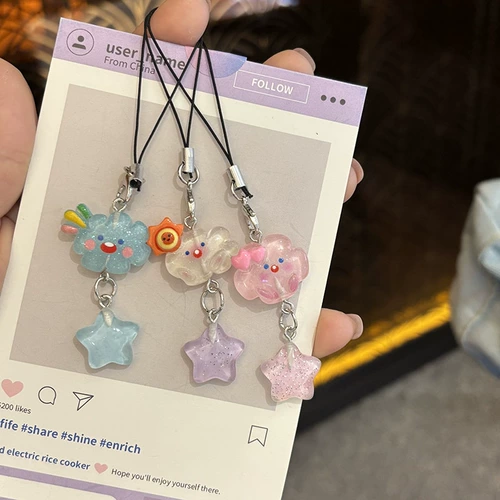 Мобильный телефон, милая цепочка, школьный рюкзак для школьников, аксессуар на рюкзак, подвеска