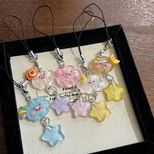 Мобильный телефон, милая цепочка, школьный рюкзак для школьников, аксессуар на рюкзак, подвеска