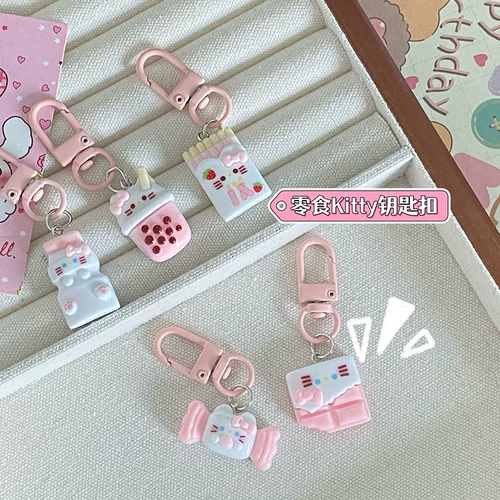 Милый акриловый брелок, реалистичная игра с едой, подвеска, аксессуар