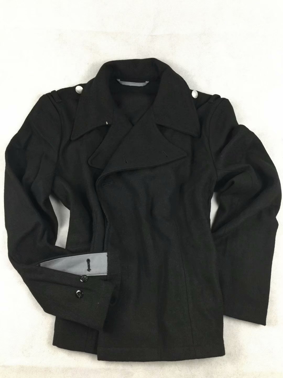 Schutzstaffel with the same black PANZER woolen jacket coat armor work clothes top spot