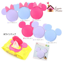 Japanese baby cute cartoon flip-top wet paper towel pump lid anti-drying and anti-pollution reusable