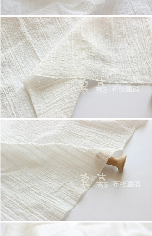 Vải cotton trắng, cotton jacquard, vải bong bóng, áo sơ mi nữ sân vườn, vải váy, vải quần áo trẻ em - Vải vải tự làm