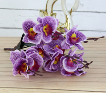 Simulation Phalaenopsis fake flower simulation flower decoration floral art living room placed flowers 5 forks cornered flowers