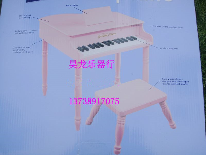 Đàn piano cho trẻ em / Đàn piano cho trẻ em 30 phím / đàn piano nhỏ / có thể chơi đàn piano đồ chơi / với phân - Đồ chơi nhạc cụ cho trẻ em dan piano cho be