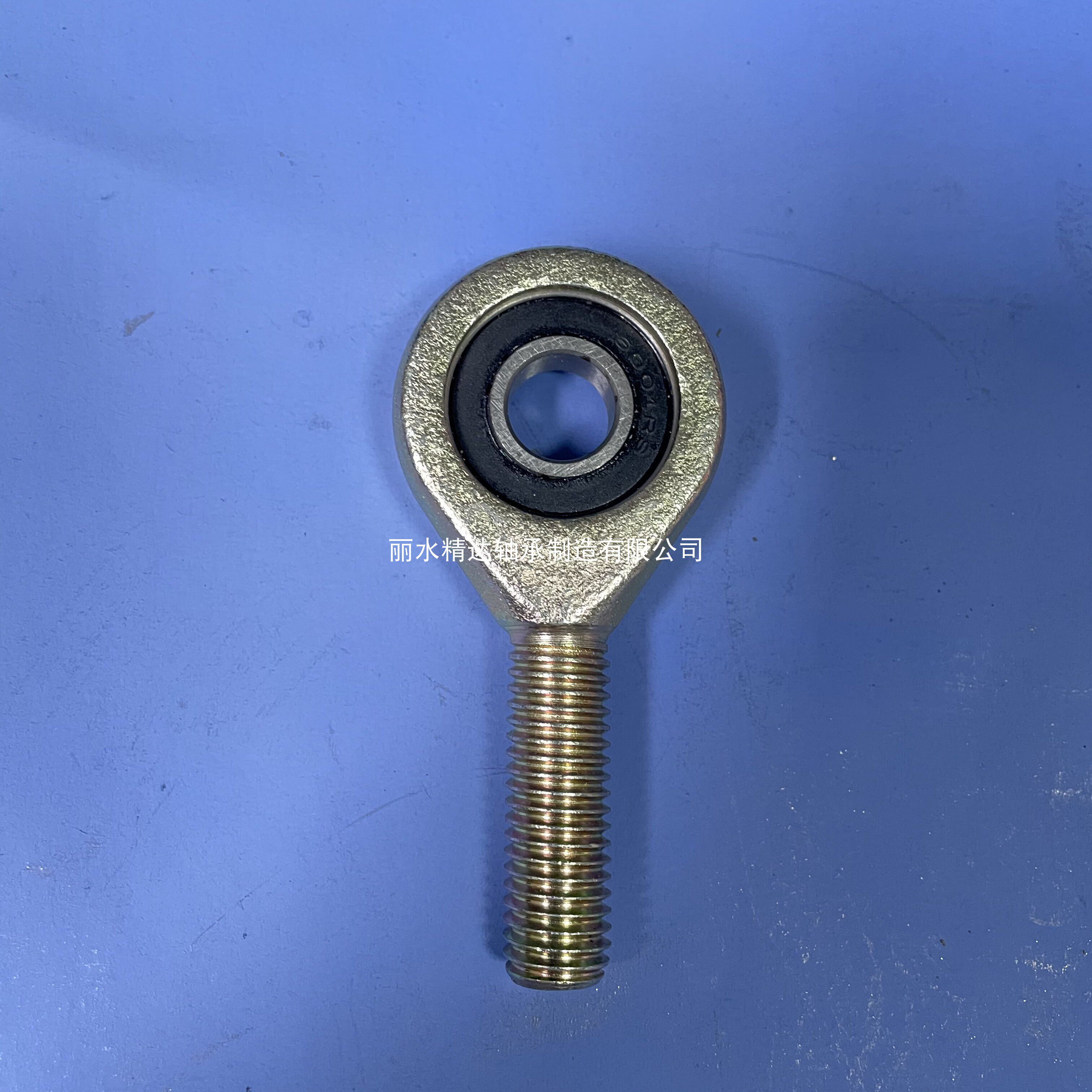 SA12 mounted deep groove ball bearing 6001 with snap spring groove plated outside thread flip-flotooth