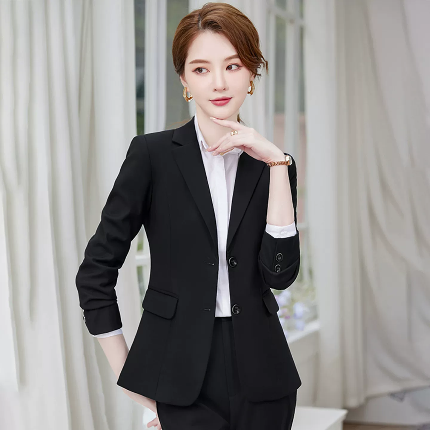 Classic suit, autumn fashionable set, overall