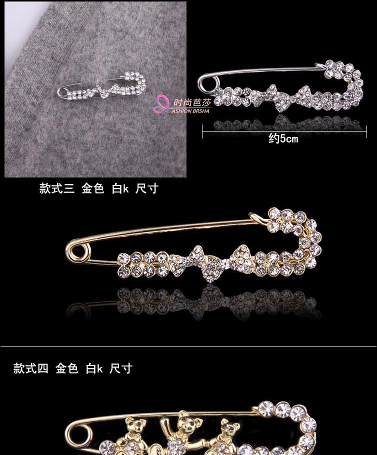 Broche en Zircon diamant - Ref 1171702 Image 8