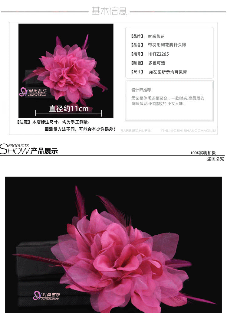 Broche en plume - Ref 1170521 Image 6