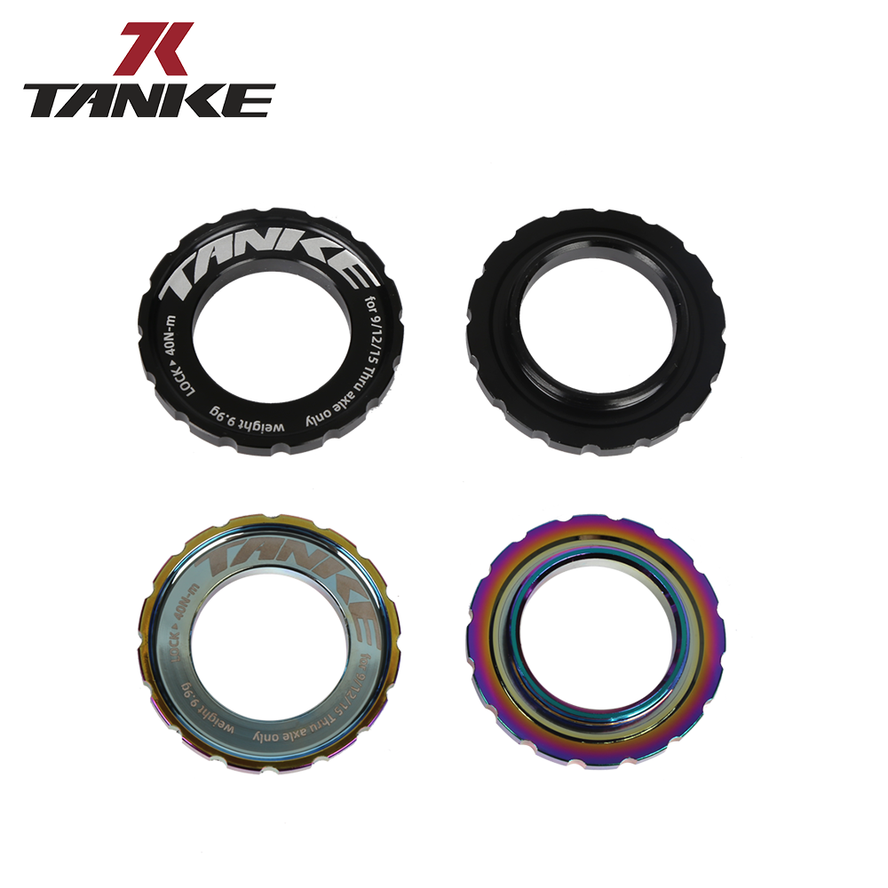 Carbon passenger TANKE bicycle flower drum middle lock cover wheel set disc lock cover 9 12 15 20MM barrel shaft quick release
