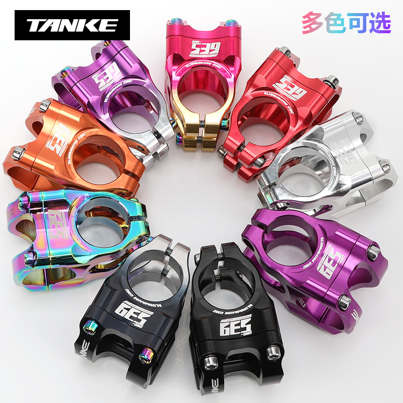 Tanke Carbon Mountain Bike Stem Bicycle Cnc Aluminum Alloy High-Strength Hollow Short Stem 31.8 Downhill Stem