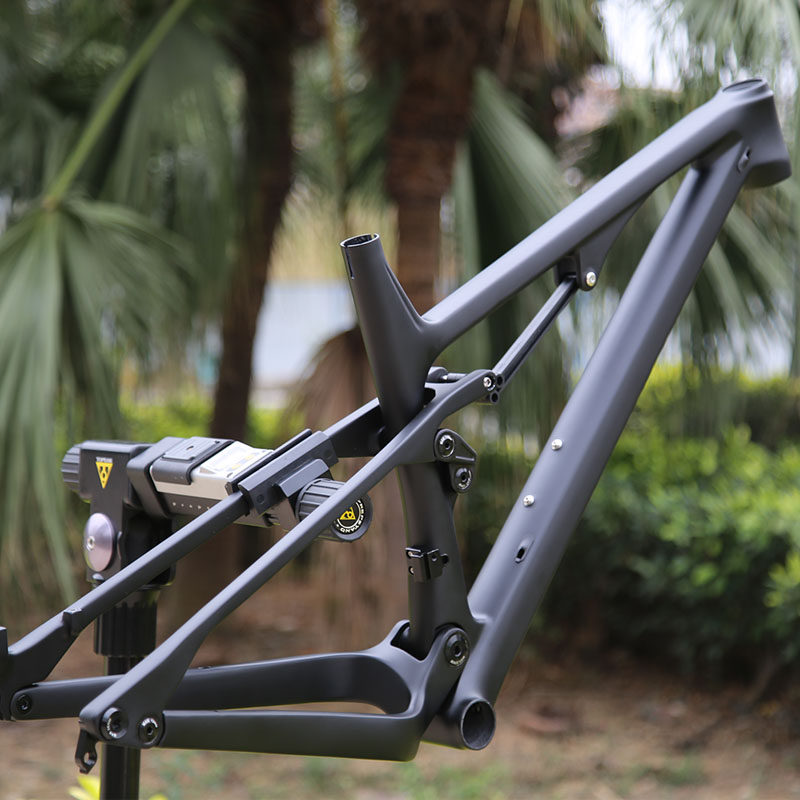 Carbon TANKE bicycle frame Carbon fiber soft tail shock absorber 29 inch frame 148 open gear XC AM27 5 