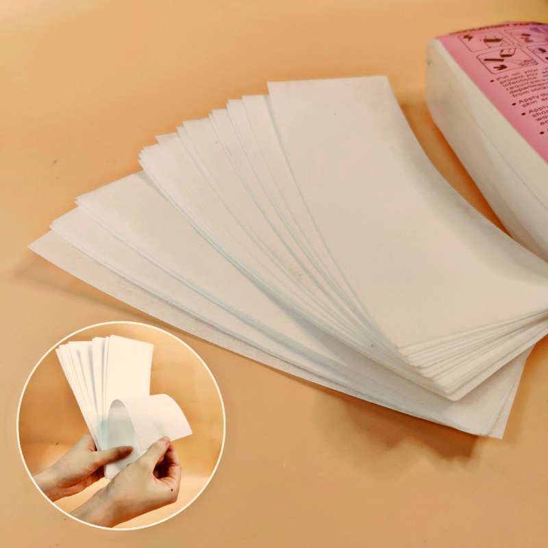 Hair Remove Wax Epilator Wax Pads Strip Paper Hair Remove Wax Wax White Paper Cotton Cloth
