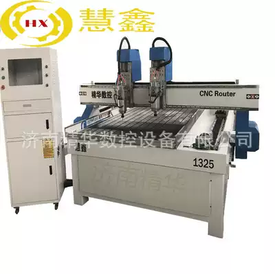 Stone tablet engraving machine Huixin 1325 heavy stone engraving machine independent double head Three-dimensional four axis engraving machine