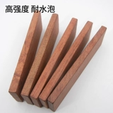 Бразильская розовая посуда ручка с деревянными блоками, защелкивающимися на деревянном блюд.