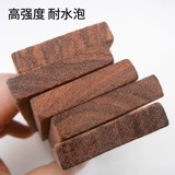 Бразильская розовая посуда ручка с деревянными блоками, защелкивающимися на деревянном блюд.