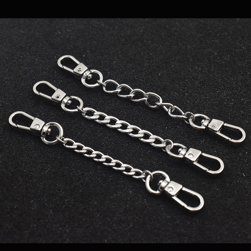 Metal Chain Bag Extension Chain Crossbody Bag Extension Chain Keychain Chain Pendant Chain Waist Hanging Anti-Lost Chain Buckle Metal Chain Bag Extension Chain Crossbody Bag Extension Chain Keychain Chain Pendant Chain Waist Hanging Anti-Lost Chain Buckle