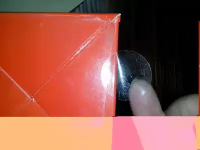 Spot round 25MM transparent self-adhesive sealing anti-tear self-adhesive plus adhesive sticker 1 penny per small sticker