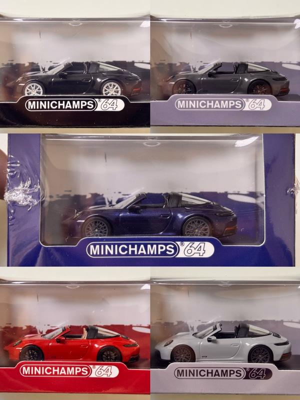 1/64 Minichamps Miniature Porsche 911 (992.2) Targa 4 Gts - 2025