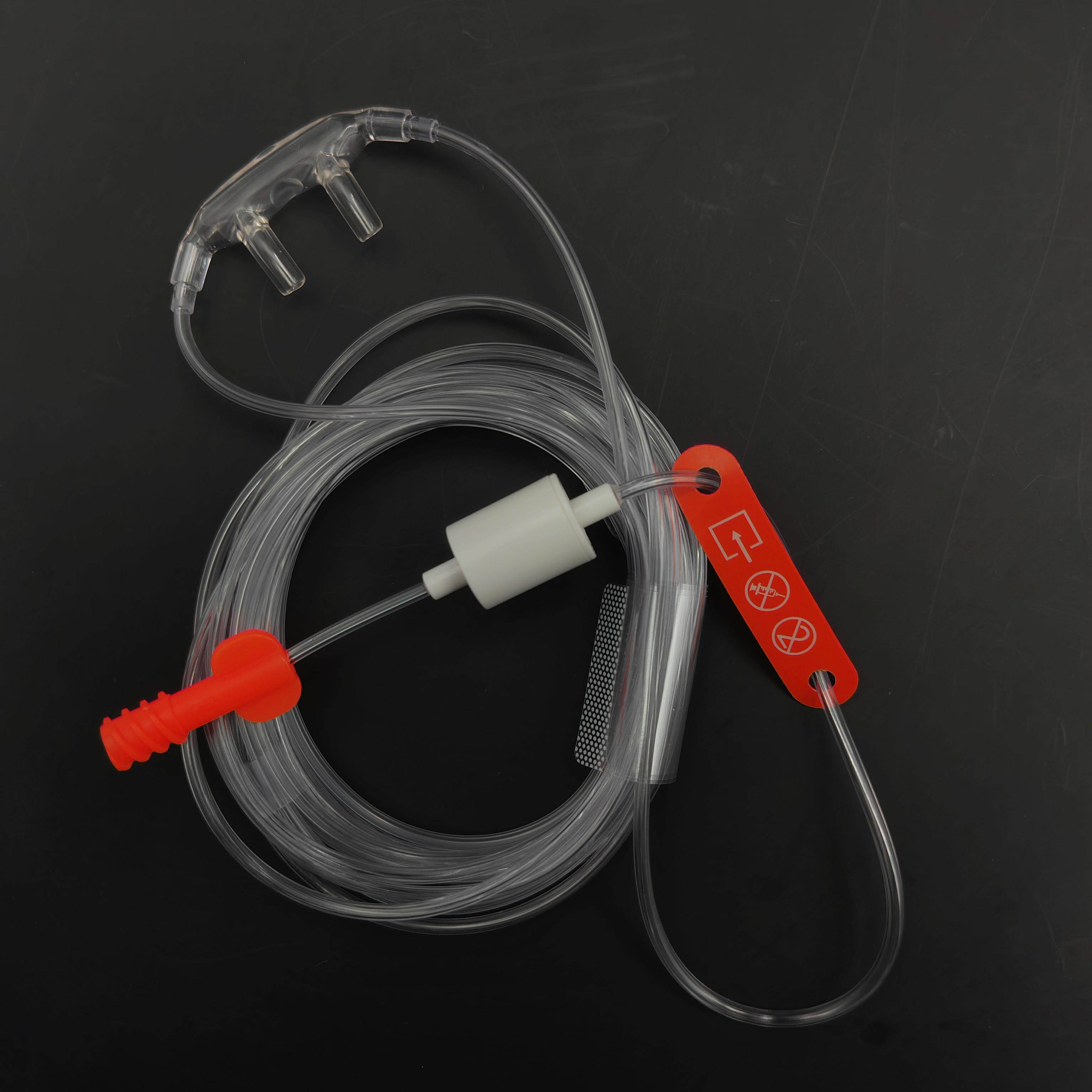 兼容飞利浦一次性微流鼻管CO2呼末二氧化碳采样管M4686A