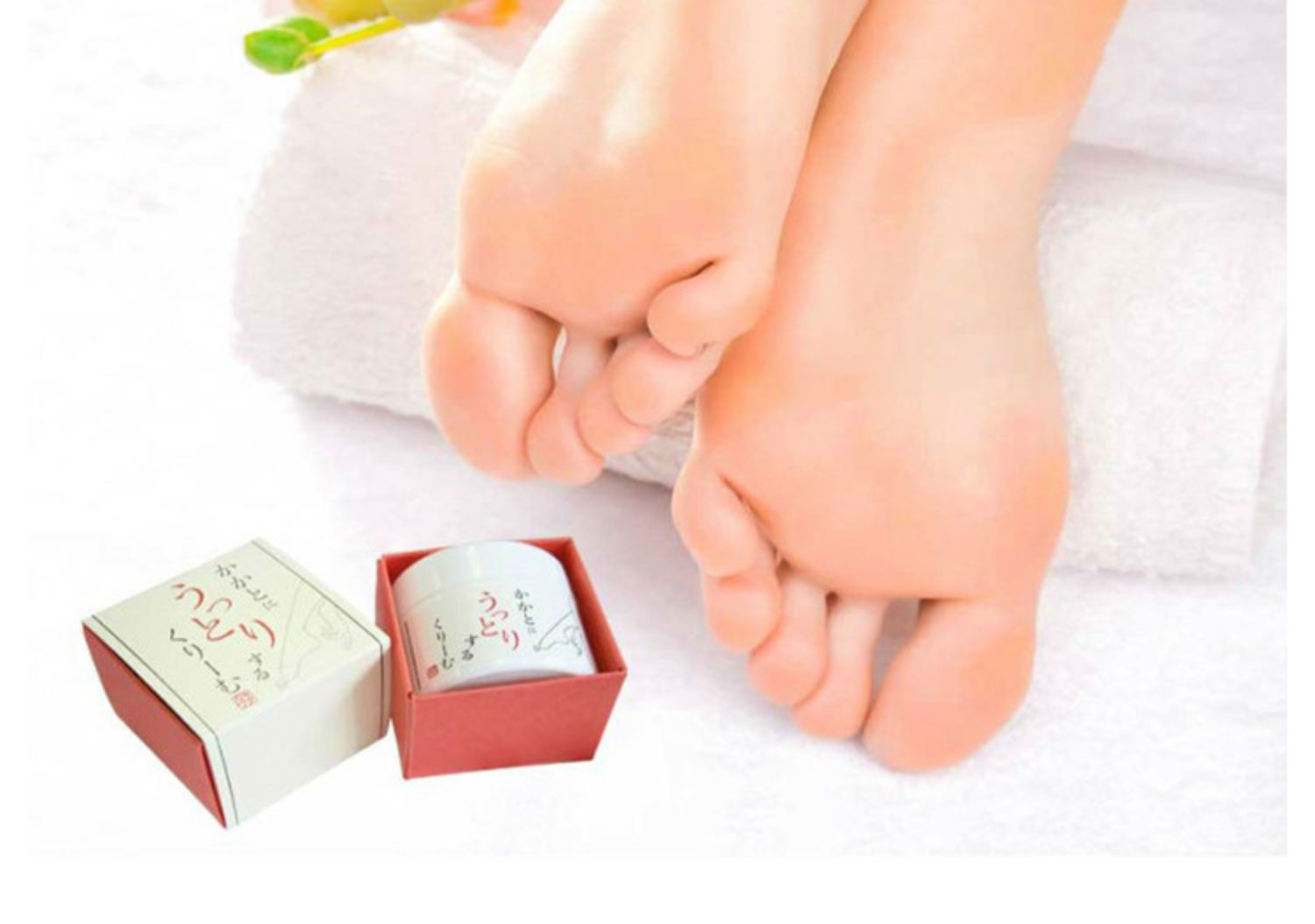 Kem dưỡng ẩm gót chân Nhật Bản nhập khẩu chăm sóc chân chống nứt nẻ chống khô nứt chân kem 50g kem trị nẻ gót chân