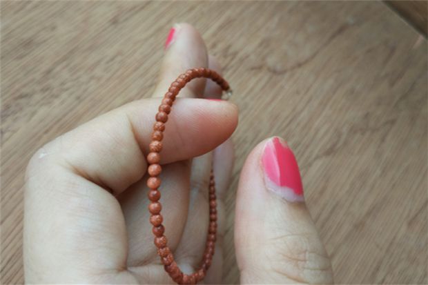 Mùa thu dày 2 mm siêu mịn tự nhiên olivine malachite xanh chalcedony sa thạch đỏ vòng tay mã não vòng chân - Vòng chân lắc chân vàng tây