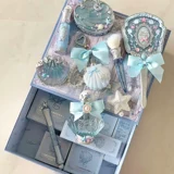 Косметическая подарочная коробка, база под макияж, комплект, набор из жемчуга, полный комплект